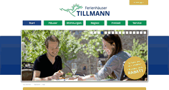 Desktop Screenshot of ferienhaus-tillmann.de